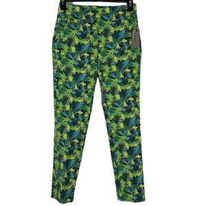 Soft Surroundings Womens Superla Stretch Palmas Skinny Ankle Pants Palm M $79